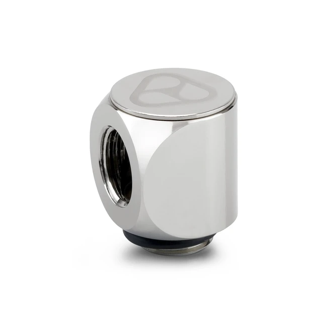 Alt view image 8 of 14 - Thermal Grizzly DeltaMate 90 Degree Rotary Fitting, Gloss Nickel