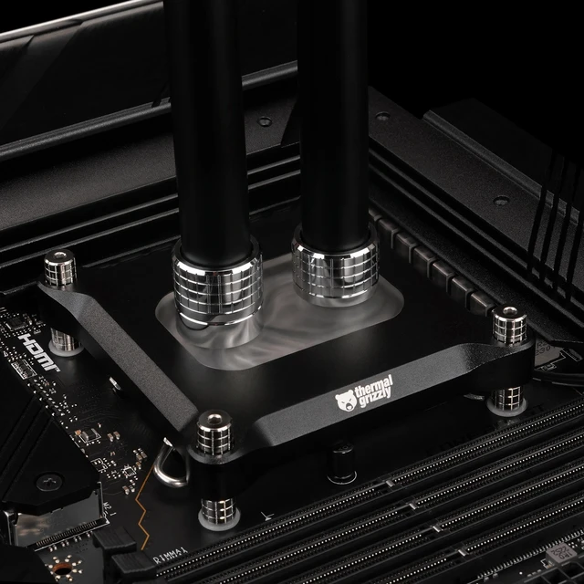 Alt view image 9 of 11 - Thermal Grizzly DeltaMate MF7 Extender Fitting, Gloss Nickel