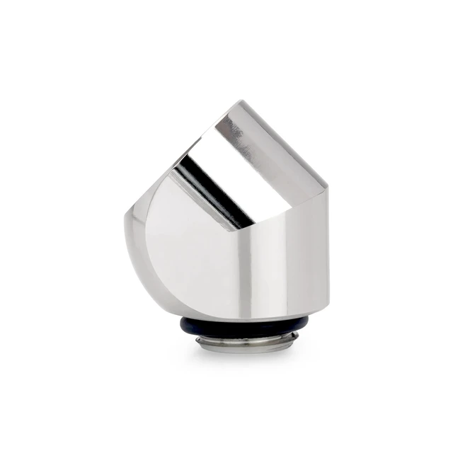 Alt view image 9 of 11 - Thermal Grizzly DeltaMate 45 Degree Rotary Fitting, Gloss Nickel