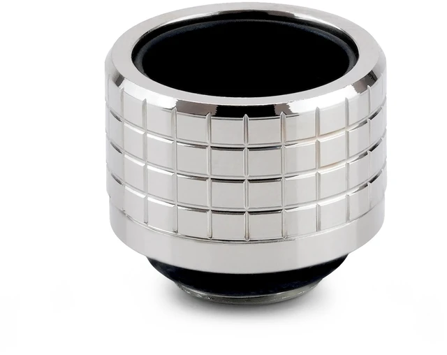 Alt view image 9 of 14 - Thermal Grizzly DeltaMate HT16 Compression Fitting for Rigid Tubing, 16mm OD, Gloss Nickel, 6-pack