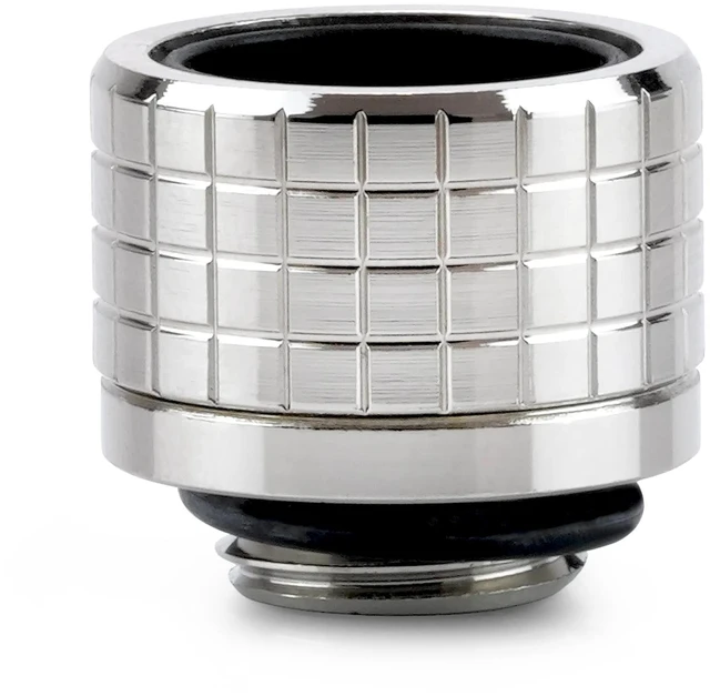Alt view image 11 of 14 - Thermal Grizzly DeltaMate HT16 Compression Fitting for Rigid Tubing, 16mm OD, Gloss Nickel, 6-pack
