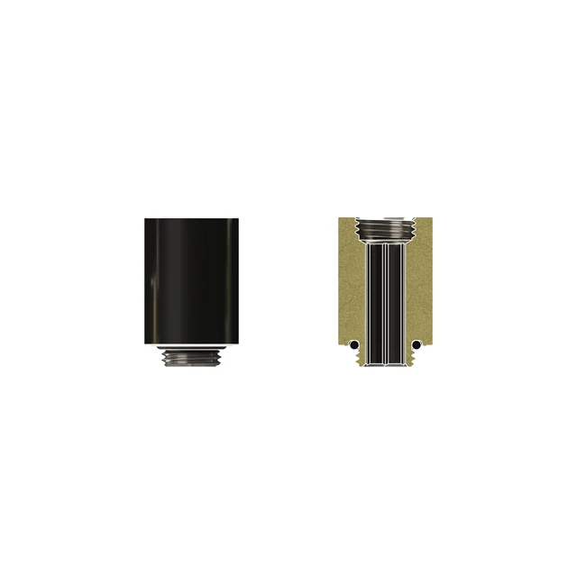 Alt view image 9 of 13 - Thermal Grizzly DeltaMate MF28 Extender Fitting, Gloss Nickel, 6-pack