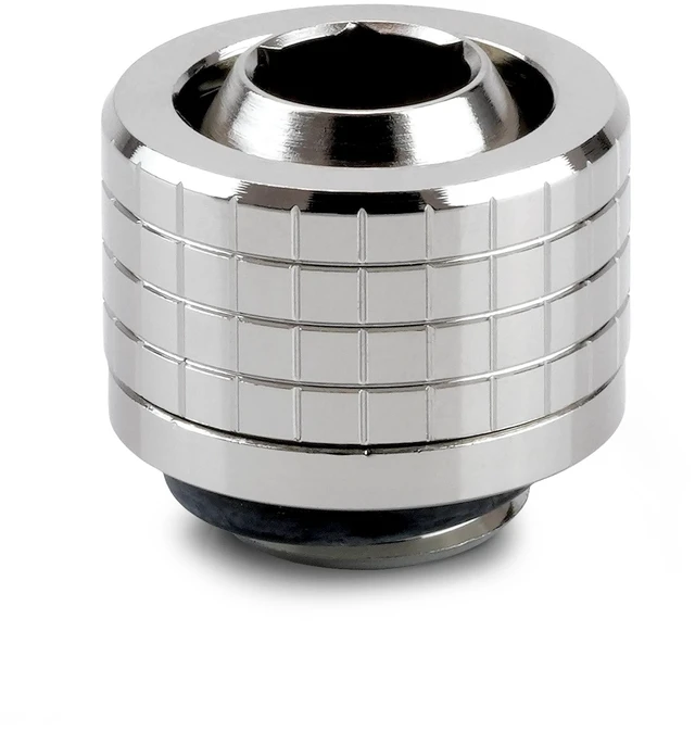 Alt view image 9 of 14 - Thermal Grizzly DeltaMate ST13 Compression Fitting for Soft Tubing, 10mm ID/13mm OD, Gloss Nickel, 6-pack