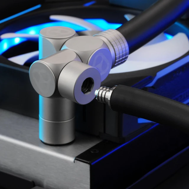 Alt view image 9 of 13 - Thermal Grizzly DeltaMate Drain Valve, Matt Nickel