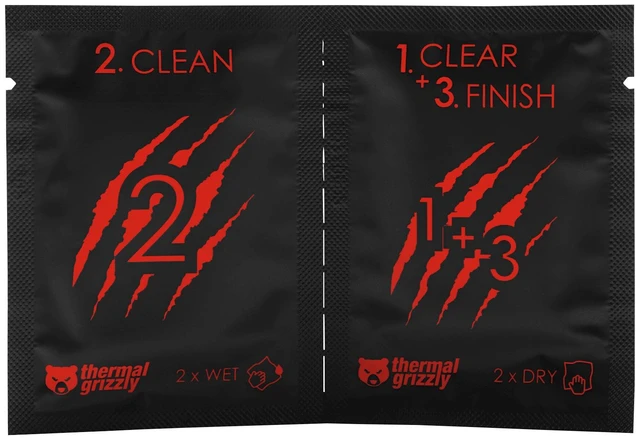 Main image of Thermal Grizzly Cleaning Wipes - White (TG-CW-10)