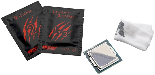 Alt view image 3 of 9 - Thermal Grizzly Cleaning Wipes - White (TG-CW-10)
