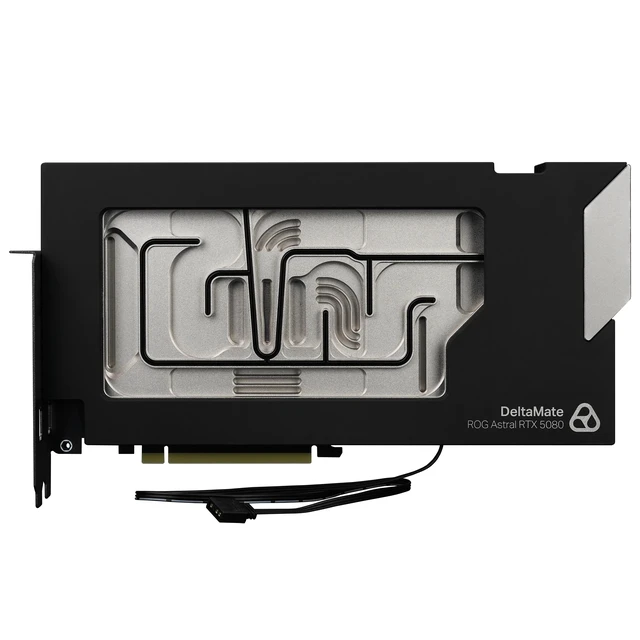 Alt view image 4 of 14 - Thermal Grizzly DeltaMate GPU Block - Astral GeForce RTX 5080, G1/4, Nickel Plated Copper, Black (TG-DM-GPU-002)