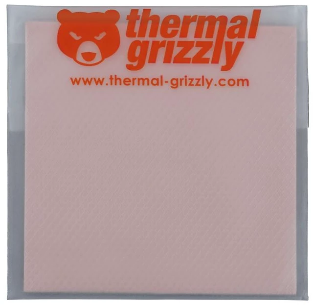 Alt view image 7 of 14 - Thermal Grizzly Minus Pad 8 - 100x 100x 0.5 mm - 2 pcs, Pink (TG-MP8-100-100-05-2R)