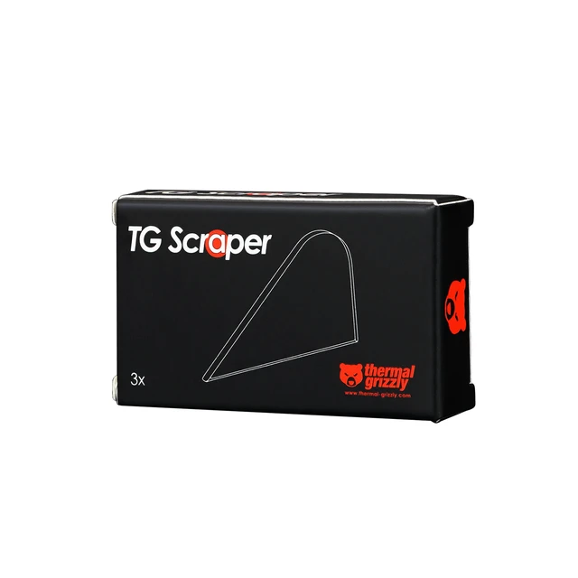 Alt view image 6 of 11 - Thermal Grizzly Scraper - 3 Pack - Clear, Acrylic (TG-SC-3)