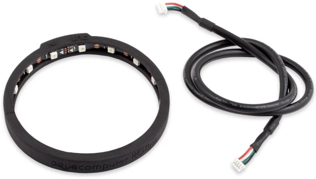 Main image of Aquacomputer RGBpx LED-Ring Aqualis 450/880, 15 LEDs, Black (53274)