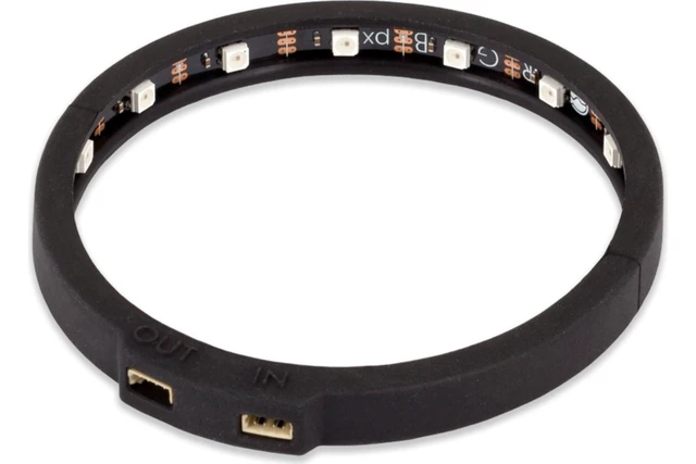 Alt view image 2 of 3 - Aquacomputer RGBpx LED-Ring Aqualis 450/880, 15 LEDs, Black (53274)
