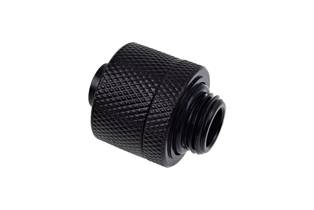 Alt view image 2 of 3 - Alphacool Eiszapfen 3/8" ID x 5/8" OD G1/4" Compression Fitting - Black (17232)
