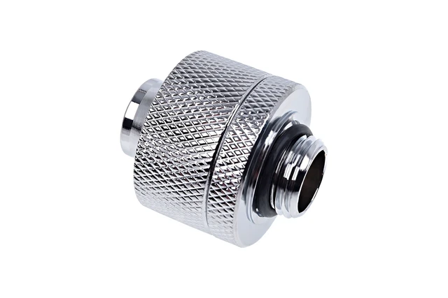 Alt view image 2 of 3 - Alphacool Eiszapfen 1/2" ID x 3/4" OD G1/4 Compression Fitting - Chrome (17239)