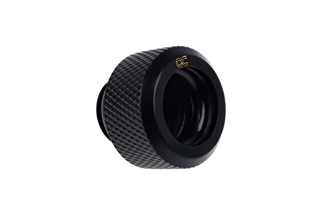 Alt view image 3 of 3 - Alphacool Eiszapfen 13mm G1/4" HardTube Knurled Compression Fitting - Black (17262)