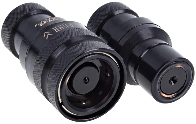 Alt view image 18 of 19 - Alphacool G1/4" Eiszapfen HF Quick Release Connector Kit, Deep Black
