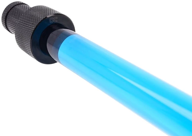 Alt view image 5 of 6 - Alphacool 16/11mm 90° Borosilicate Glass HardTube - 20/40cm (18500)