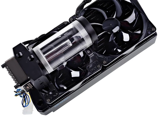 Alt view image 4 of 4 - Alphacool 120/140mm Mounting Bracket for Alphacool Eisbecher - 2 pcs