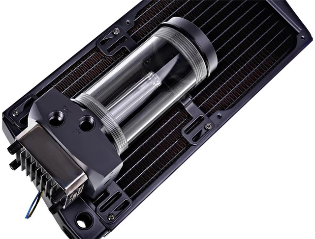 Alt view image 3 of 4 - Alphacool 120/140mm Mounting Bracket for Alphacool Eisbecher - 2 pcs