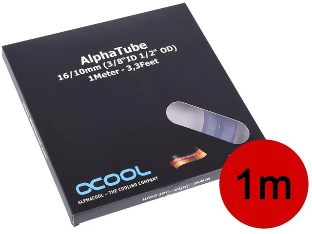 Main image of Alphacool Tubing AlphaTube HF 16/10 (3/8"ID) - Clear 1m (3.3ft) Retailbox (18574)