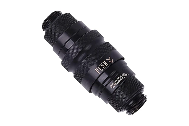 Alt view image 3 of 3 - Alphacool Eiszapfen Quick Release Male G1/4 AG - Deep Black (17440)