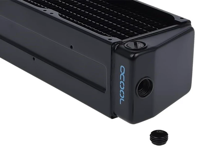 Alt view image 9 of 12 - Alphacool NexXxoS UT60 Full Copper X-Flow 80mm Dual Radiator (14295)