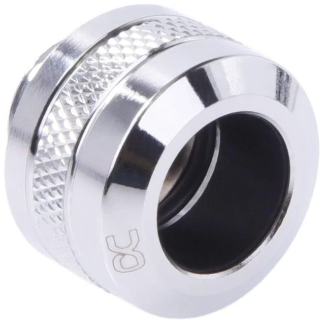 Main image of Alphacool Eiszapfen PRO HardTube G1/4" Fitting, 13mm OD, Chrome, Brass (17470)