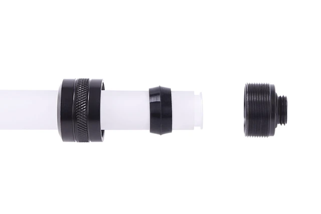 Alt view image 2 of 6 - Alphacool Eiszapfen PRO 16mm HardTube Fitting G1/4 - Deep Black (17473)