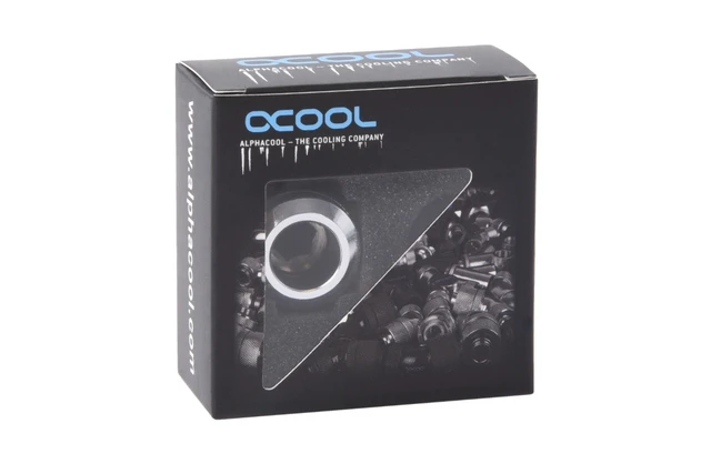 Alt view image 4 of 7 - Alphacool Eiszapfen PRO 16mm HardTube Fitting G1/4 - Chrome (17472)
