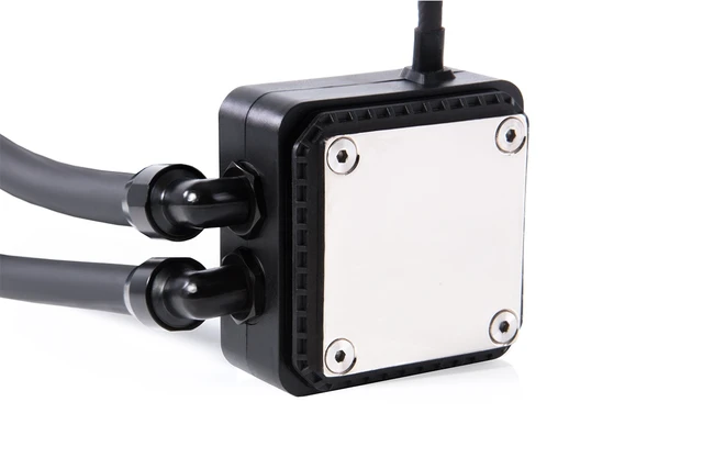 Alt view image 4 of 7 - Alphacool Eisbaer LT92 AIO CPU Cooler - Black Without Fan, 92mm, 11/8mm (11761)