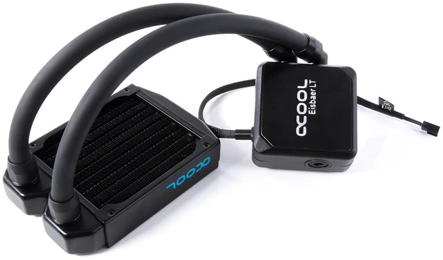 Alt view image 2 of 7 - Alphacool Eisbaer LT92 AIO CPU Cooler - Black Without Fan, 92mm, 11/8mm (11761)