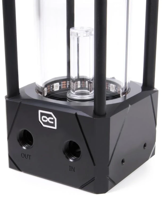 Alt view image 5 of 19 - Alphacool Eisbecher Aurora D5 Acetal/Glass - 250mm incl. Alphacool VPP Apex D5 Reservoir, G1/4, 250 mm, Borosilicate Glass (13326)
