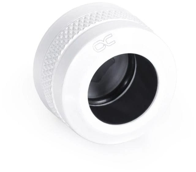 Alt view image 12 of 15 - Alphacool 17483 Eiszapfen Pro 13mm Hardtube Fitting G1/4 - White Sixpack, Brass