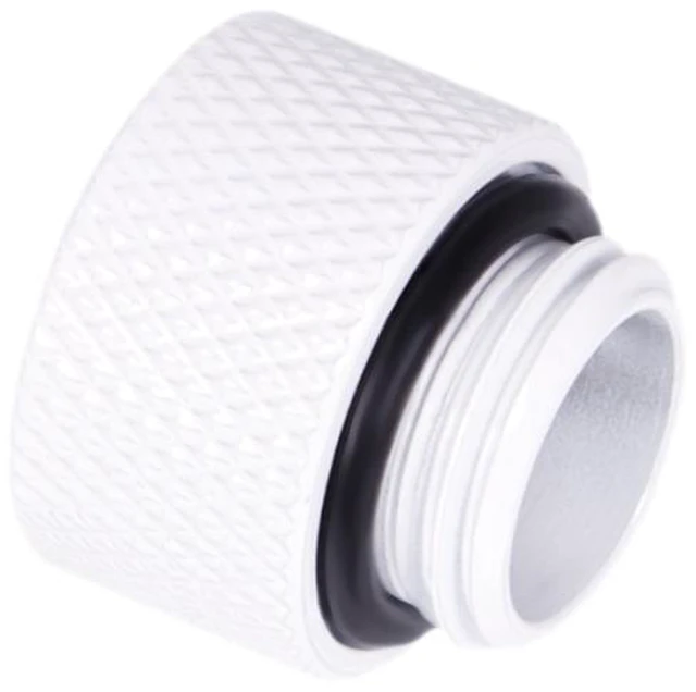 Alt view image 4 of 6 - Alphacool 17488 Eiszapfen Extension G1/4 Outer Thread to G1/4 Inner Thread - White Fitting, Brass