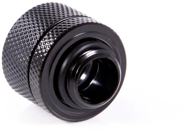 Alt view image 2 of 4 - Alphacool Eiszapfen 14mm HardTube Compression Fitting G1/4 - Knurled - Deep Black (17551)