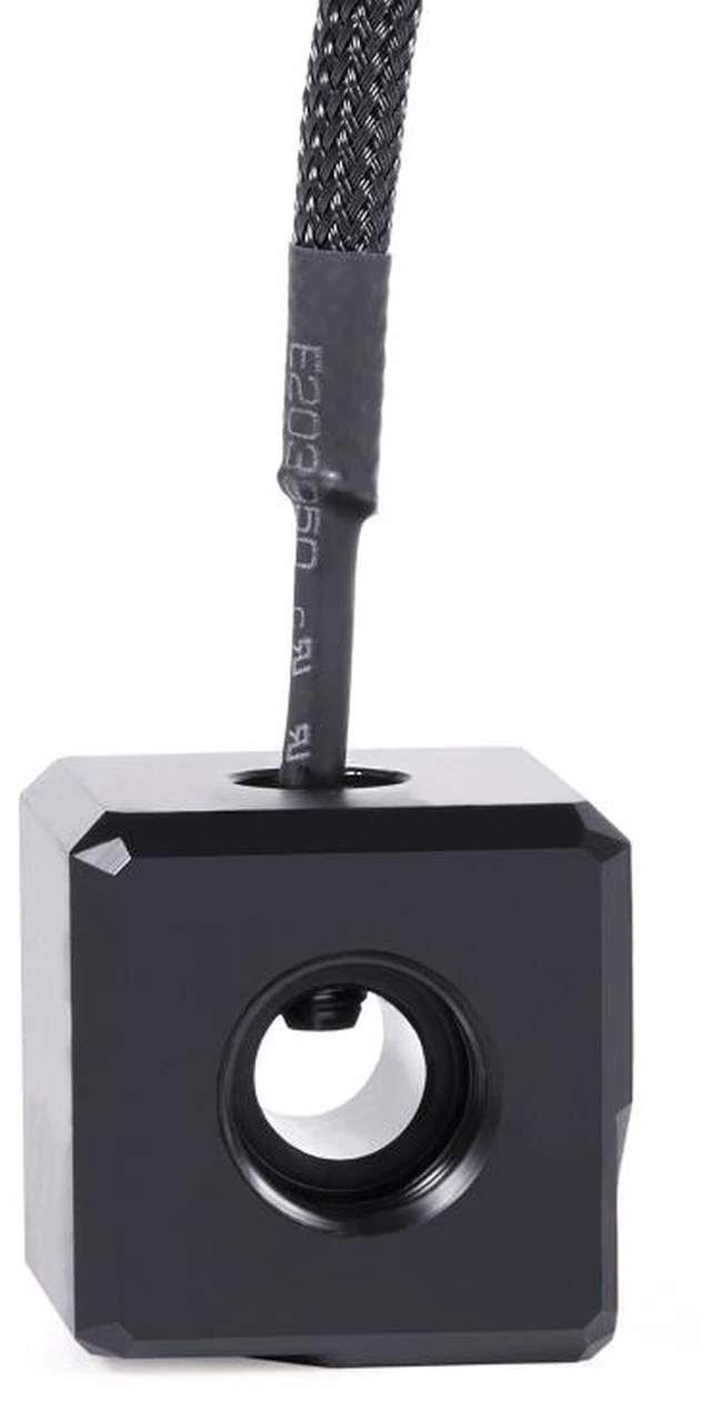Alt view image 2 of 6 - Alphacool Temperature Sensor Square Acetal - Black (17555)
