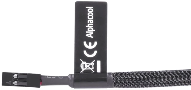 Alt view image 5 of 6 - Alphacool Temperature Sensor Square Acetal - Black (17555)