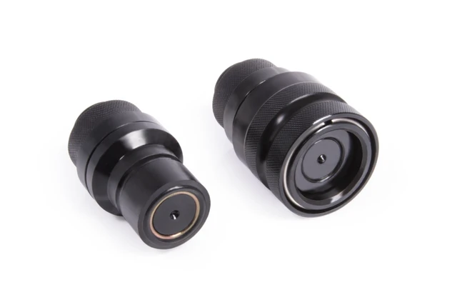 Alt view image 3 of 7 - Alphacool Eiszapfen Quick Release Connector Kit G1/4 Outer Thread - Deep Black, Brass (17561)