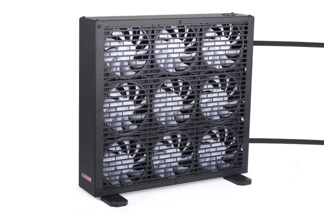 Alt view image 4 of 5 - Alphacool NexXxoS Nova 1080mm Fan Housing - Black, 120mm, Steel (24832)