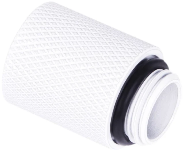 Main image of Alphacool Eiszapfen G1/4" Male to Female Extender Fitting - 20mm - White, Brass (17568)