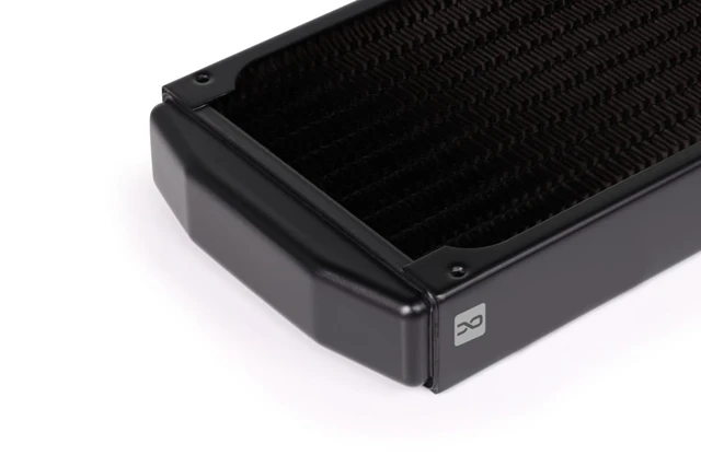 Alt view image 3 of 5 - Alphacool NexXxoS ST25 Full Copper 92mm Dual Radiator, G1/4, 25mm, Black (14397)