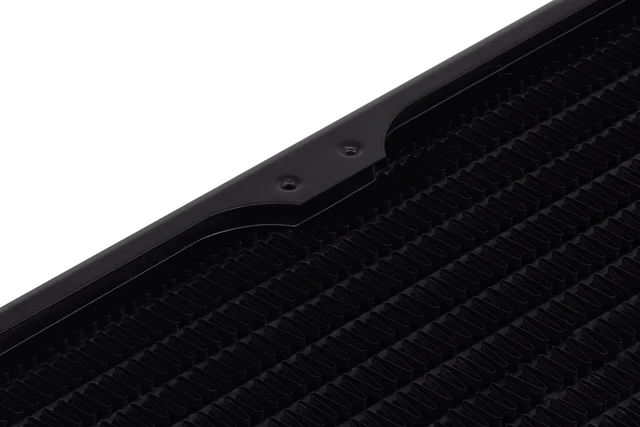 Alt view image 4 of 5 - Alphacool NexXxoS ST25 Full Copper 92mm Dual Radiator, G1/4, 25mm, Black (14397)