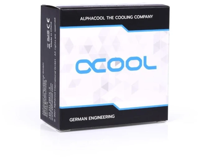 Alt view image 3 of 5 - Alphacool Low Profile ES L-Connector Rotary G1/4 OT - G1/4 IT - Deep Black (17578)