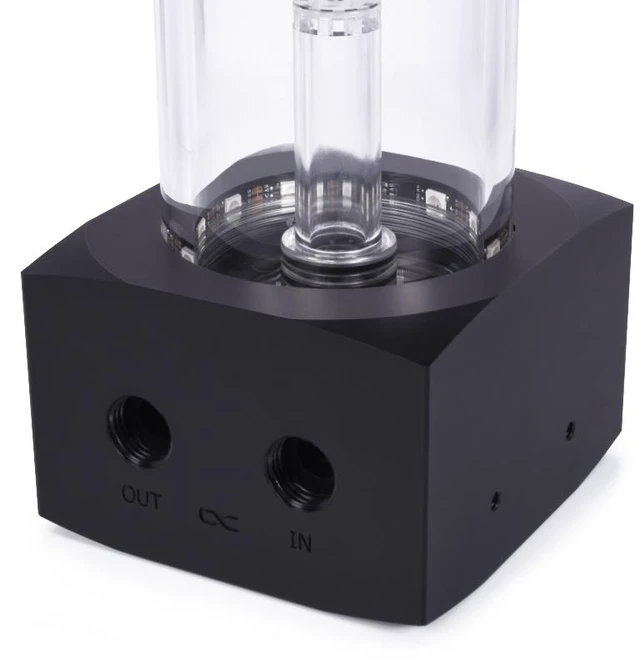 Alt view image 4 of 14 - Alphacool Core 200 Aurora reservoir D5/VPP Acetal/Acrylic, G1/4, 400ml (1022163)
