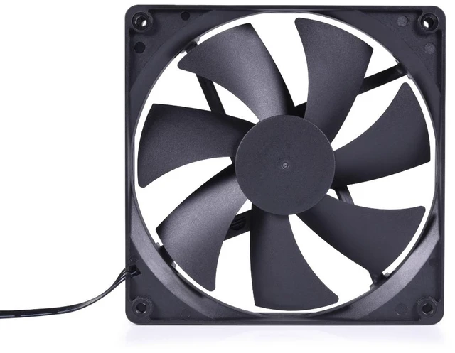 Main image of Alphacool Core 140mm Fan PWM 2500rpm - 140x140x25mm, 4-Pin PWM, 115.56 CFM, 12V, Black (24846)