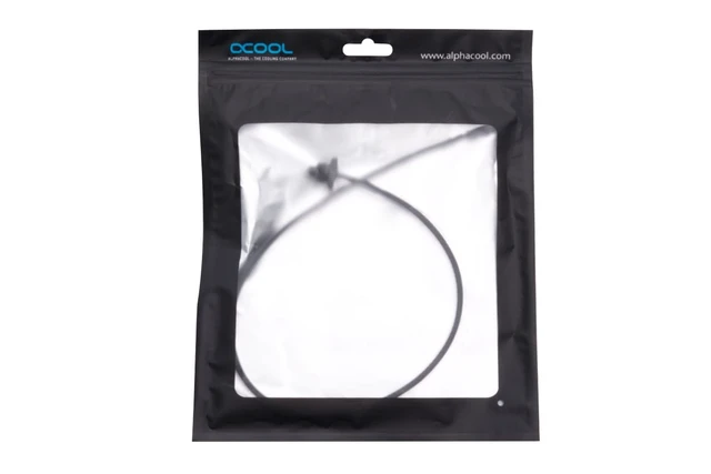 Alt view image 4 of 9 - Alphacool Eiszapfen Temperature Sensor Flat Fitting G1/4 - Black (17596)