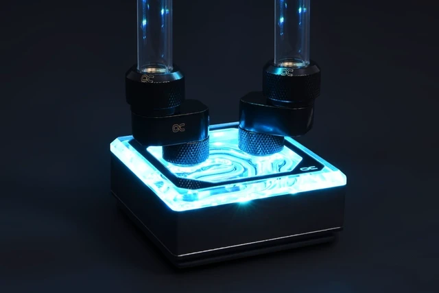 Alt view image 2 of 10 - Alphacool Eiszapfen 16mm Offset Fitting Rotary G1/4 OT to G1/4 IT - Black (17601)