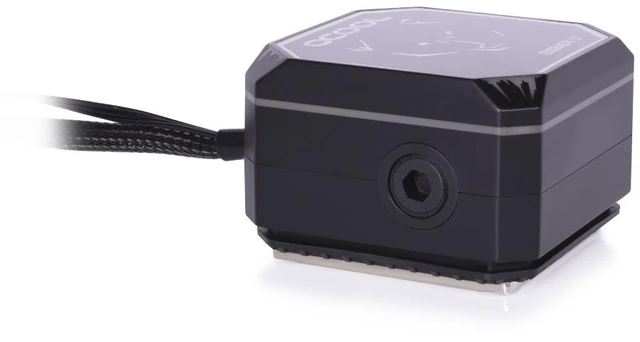 Alt view image 4 of 7 - Alphacool Eisbaer Aurora LT Solo - Black CPU Water Block, G1/4, Nickel Plated Copper (13066)