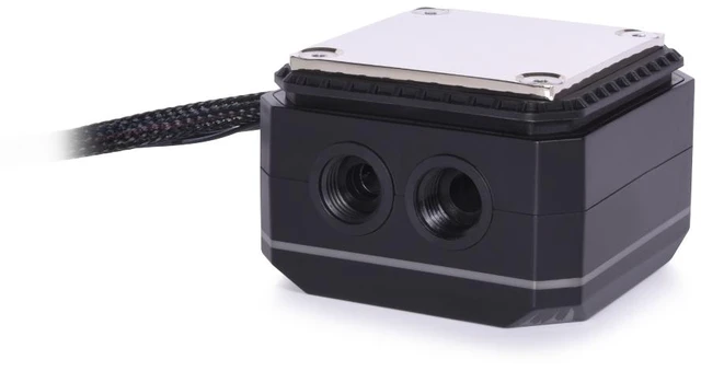 Alt view image 6 of 7 - Alphacool Eisbaer Aurora LT Solo - Black CPU Water Block, G1/4, Nickel Plated Copper (13066)