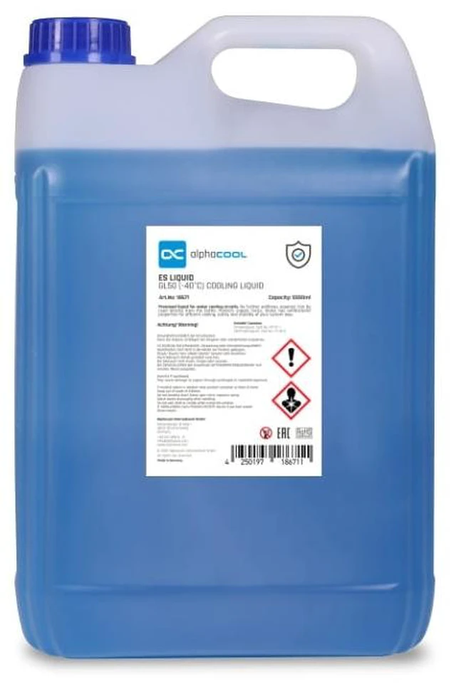 Main image of Alphacool ES Liquid GL50 (-40°C) - 5000ml, Blue (18671)