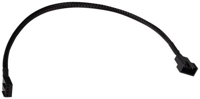 Main image of Alphacool Fan Cable 4-Pin to 4-Pin Extension - 30cm - Black (18674)